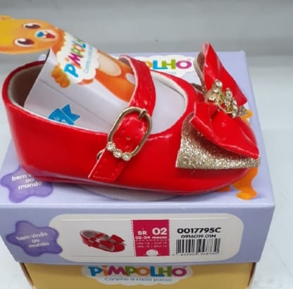 SAPATO INFANTIL - FASE 1 - 1 AO 4 # 0017795C - PIMPOLHO