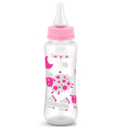 MAMADEIRA CINTURADA CRISTAL - 240ML # 00099 - A.M.(BABY LOO)