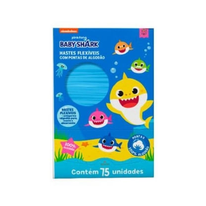 HASTES BABY SHARK - 75 UNIDADES # 637625 - CREMER