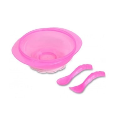 KIT PRATO BOWL COM TALHERES # 01240 - DERMIWIL BABY GO