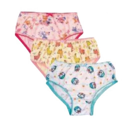KIT CALCINHA INFATIL ESTAMPADA - 3 UNIDADES # 3050 - TAMPINHA