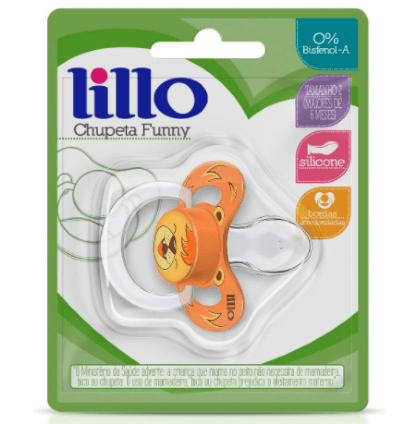 CHUPETA FUNNY ANIMAIS SILICONE ANATÔMICA - TAMANHO 2 # 627901 - LILLO