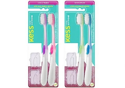 KIT ESCOVA DENTAL KESS - 2 UNIDADES # 2092 - RICCA MAESTRAL