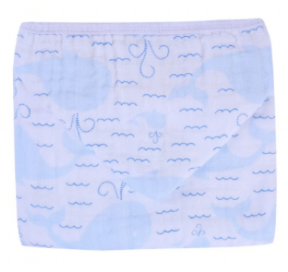 TOALHA SOFT FILHOTES ESTAMPADA -  BALEIA # 330701 - MINASREY