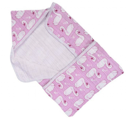 TOALHA SOFT FILHOTES ESTAMPADA - CISNE # 330705 - MINASREY