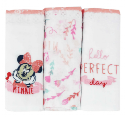 FRALDA COM BAINHA MINNIE -  3 UNIDADES  # 3929 - MINASREY