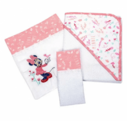 KIT BANHO 3 PEÇAS MINNIE # 3935 - MINASREY