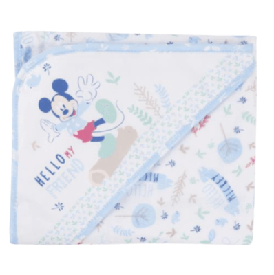 TOALHA DE BANHO COM CAPUZ MICKEY # 3959 - MINASREY