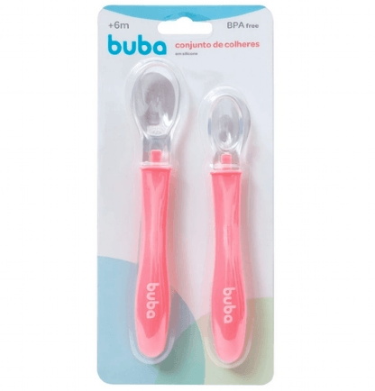 CONJUNTO DE COLHERES EM SILICONE # 11824 - BUBA