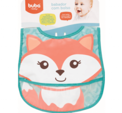 BABADOR COM BOLSO RAPOSA # 5981 - BUBA