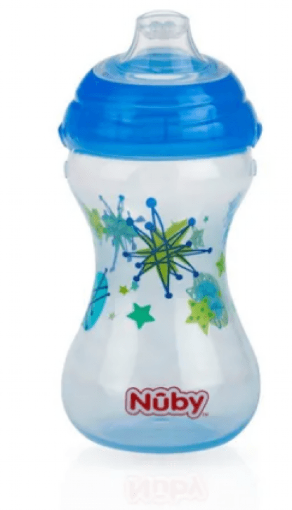 COPO DECORADO COM BICO SIICONE 300ML # NB10282 - NUBY (CAJOVIL)