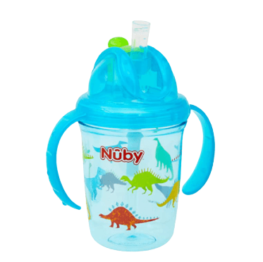 COPO TRITAN COM ALÇA E CANUDO RETRATIL - 240ML # NB10532.085 - NUBY (CAJOVIL)