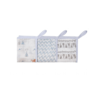 PANINHO DE BOCA SOFT PREMIUM - PRENDEDOR DE CHUPETAS - 32X32CM - 3 UNIDADES # 15630375 - PAPI