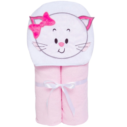 TOALHA FELPUDA FORRADA BICHINHOS - GATINHA # 19380669 - PAPI