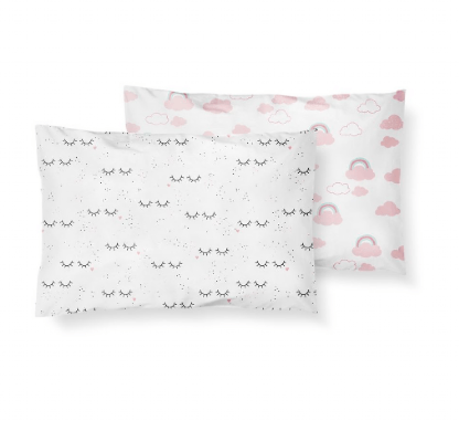 KIT FRONHA ESTAMPADA COM 2 - ARCO-IRIS # 29211495 - PAPI