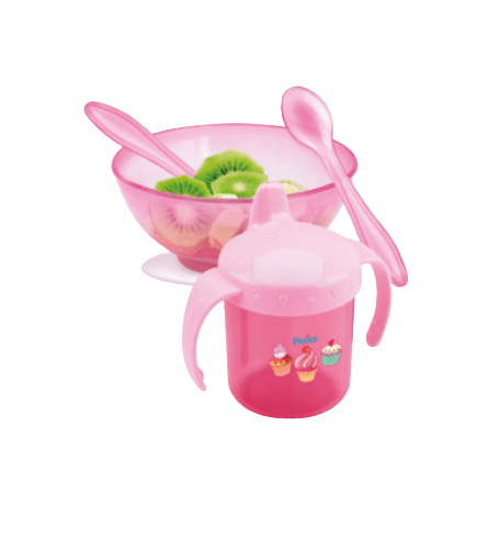 KIT REFEIÇÃO COM CANECA 200ML # 3073 - PETITA