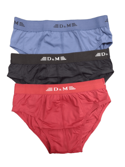 KIT CUECA MICROFIBRA - ADULTO - 3 UNIDADES - TAMANHO P AO GG # 8585 - DOM MARCO