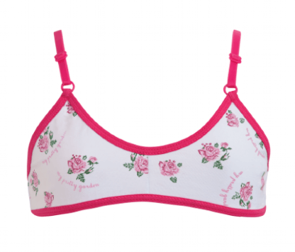 PRIMEIRO SUTIIÃ ESTAMPADO EM COTTTON -  GRAÇA MENINA # 3001 - RELUZ