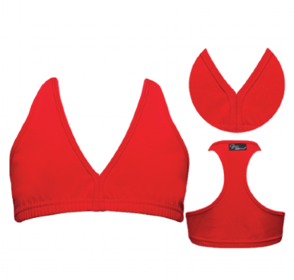 TOP NADADOR LISO - COTTON COM ELÁSTICO EMBUTIDO - GRAÇA MENINA # 3040 - RELUZ