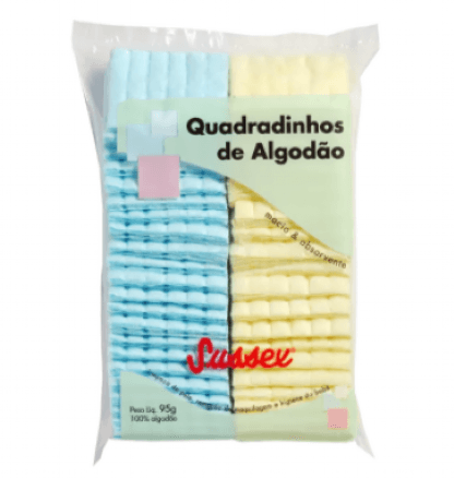 ALGODÃO QUADRADINHO COLORIDO - 95G # 9800 - SUSSEX