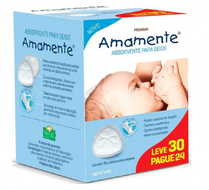 ABSORVENTE PARA SEIOS - 30 UNIDADES # 0005-002/100246 - SEMINA
