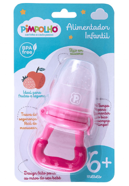 ALIMENTADOR INFANTIL  DE SILICONE - TAMANHO 06+ #000889A - PIMPOLHO