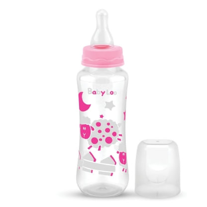 MAMADEIRA CINTURADA COLOR - 240ML # 00101 - A.M.(BABY LOO)
