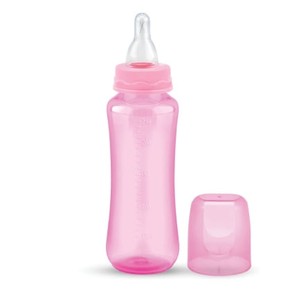 MAMADEIRA COLORIDA REDONDA - 240ML # 00106 - A.M.(BABY LOO)