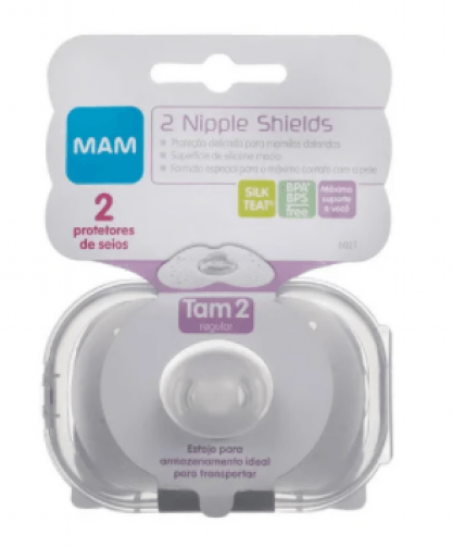 PROTETOR PARA SEIOS COM 2 UNIDADES # AM40220/6021 - MAM BEBE SAUDE