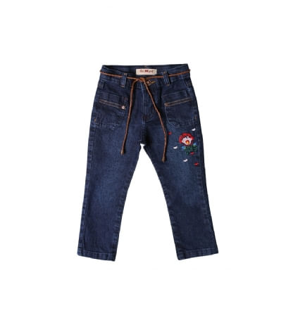 CALÇA JEANS - FEMININO - TAMANHO 1 AO 3 # 2883 - CLUBE DO DOCE