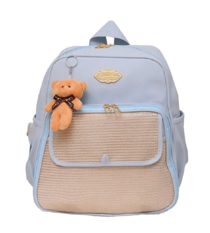 MOCHILA BABY FUN COM CHAVEIRO # 989 - ESPERA FELIZ