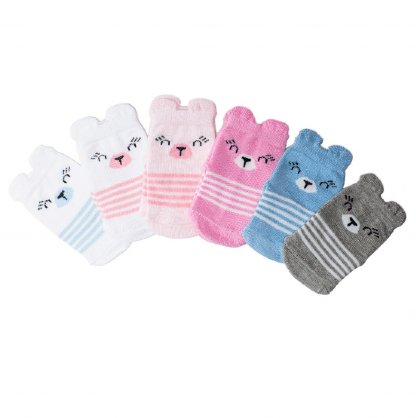 KIT MEIA A PARA BEBÊ - 6 PARES # 1005 - FAMILY SOCKS
