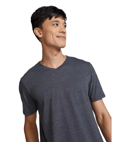 CAMISETA - MASCULINA -  DECOTE  V -  WORLD - TAMANHO P AO XXG # 022BMD307S - HERING