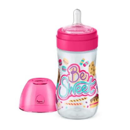 MAMADEIRA  SUPER EVELUTION  DIVERTIDA  SILICONE 300ML # 628331/614431 - LILLO