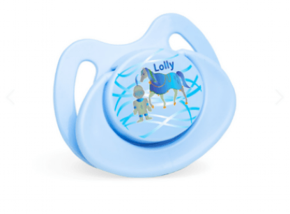 CHUPETA TRADICIONAL SILICONE REDONDA - TAMANHO 1 # 4011-01-M - LOLLY BABY