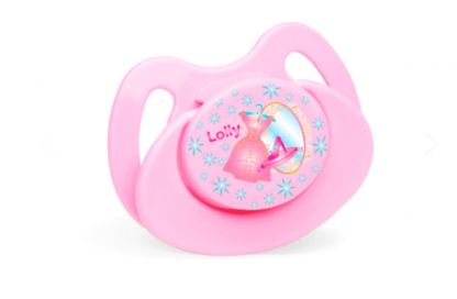CHUPETA TRADICIONAL SILICONE REDONDA TAMANHO 1 # 4011-01-F - LOLLY BABY