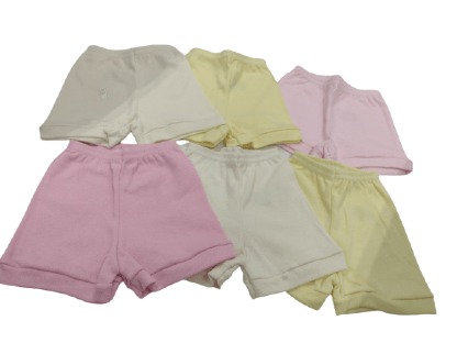 KIT SHORT - PACOTE COM 6 UNIDADES # 610 - LUANA BABY