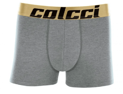 CUECA BOXER COTTON BORDADA - COM ELÁSTICO COLCCI # CL116 - MASH
