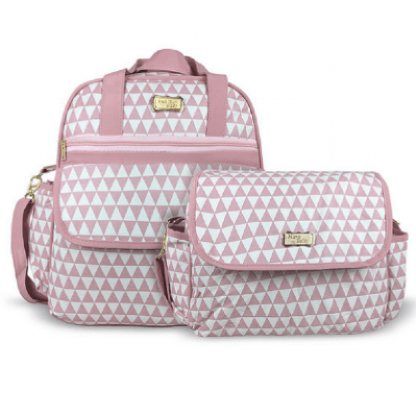 KIT SACOLA VIRA MOCHILA FRASQUEIRA E TROCADOR # 1057/58 - MAVE BABY