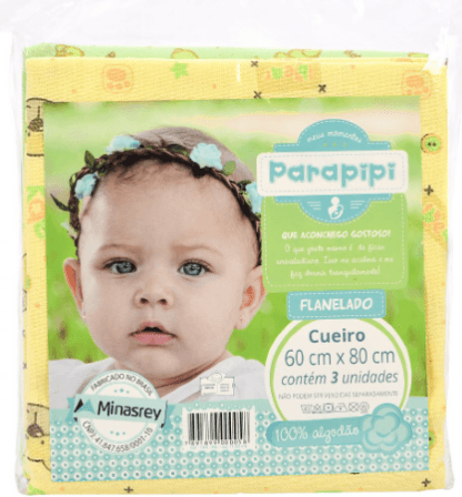 CUEIRO ESTAMPADO PARAPIPI - 60X80CM - 3 UNIDADES # 1064 - MINASREY