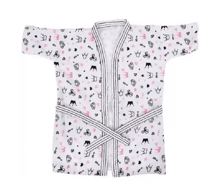 ROUPÃO FELPA ESTAMPADO - REINO ENCANTADO # 324105 - MINASREY