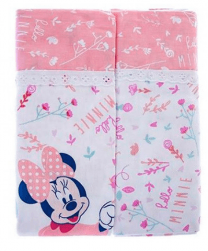 KIT MANTA CUEIRO MINNIE - 2 UNIDADES # 3854 - MINASREY