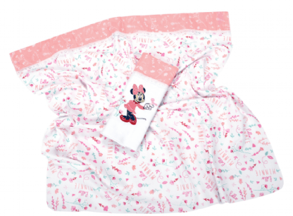 MANTA FLANELA MINNIE - 2 UNIDADES # 3927 - MINASREY