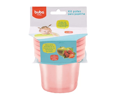 KIT POTE PARA PAPINHA - 3 UNIDADES # 6759 - BUBA