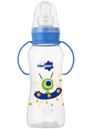 MAMADEIRA COM ALÇA CRIATIVA ORTO - N2 - 250ML # 2571 - NEOPAN