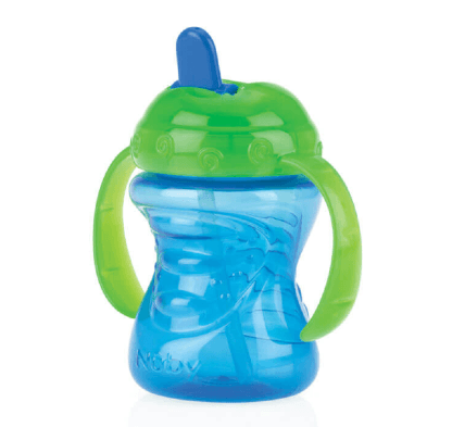 COPO COM ALÇA E BICO RIGIDO RETRATIL - 240ML # NB10302 - NUBY (CAJOVIL)