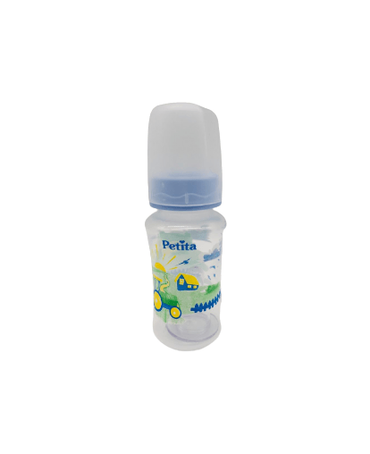 MAMADEIRA CINTURADA CRISTAL - BICO SILICONE 140ML # 3305 - PETITA