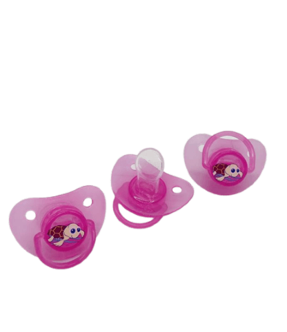 CHUPETA CRISTAL ORTODÔNTICA -  TAMANHO 2 # 7431-RSR - PETITA