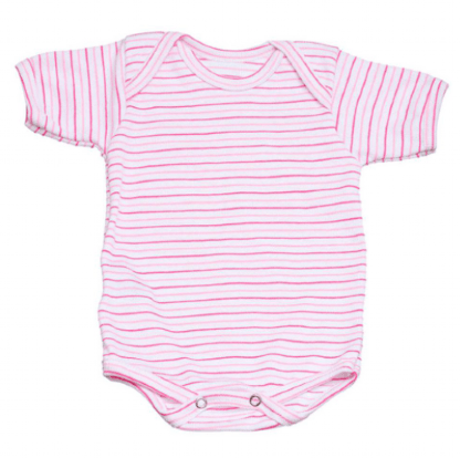 KIT BODY MEIA MANGA LISTRADO - 6 UNIDADES - TAMANHO RN AO G # 352 - TOP CHOT