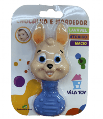 MORDEDOR E CHOCALHO - COELHO # 100-342 - VILA TOY